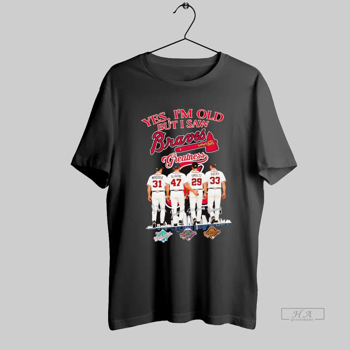 Yes Im Old But I Saw Braves Greatness Legend Players Tank Top Unique