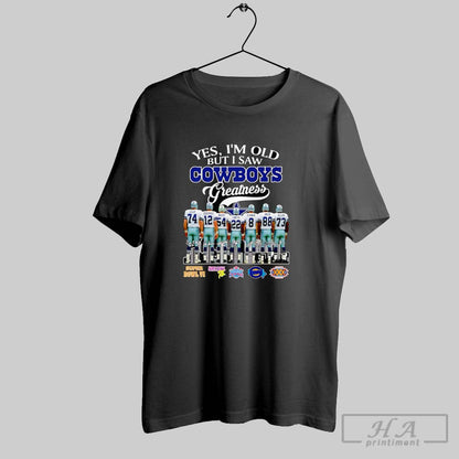 Yes Im Old But I Saw Cowboys Greatness Signature Tank Top Retro Gift