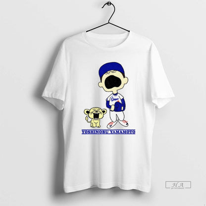 Yoshinobu Yamamoto Charlie Brown Los Angeles Dodgers Mlb Baseball