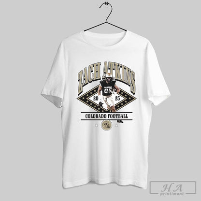 Zach Atkins 2025 Colorado Football Shirt Designer Look