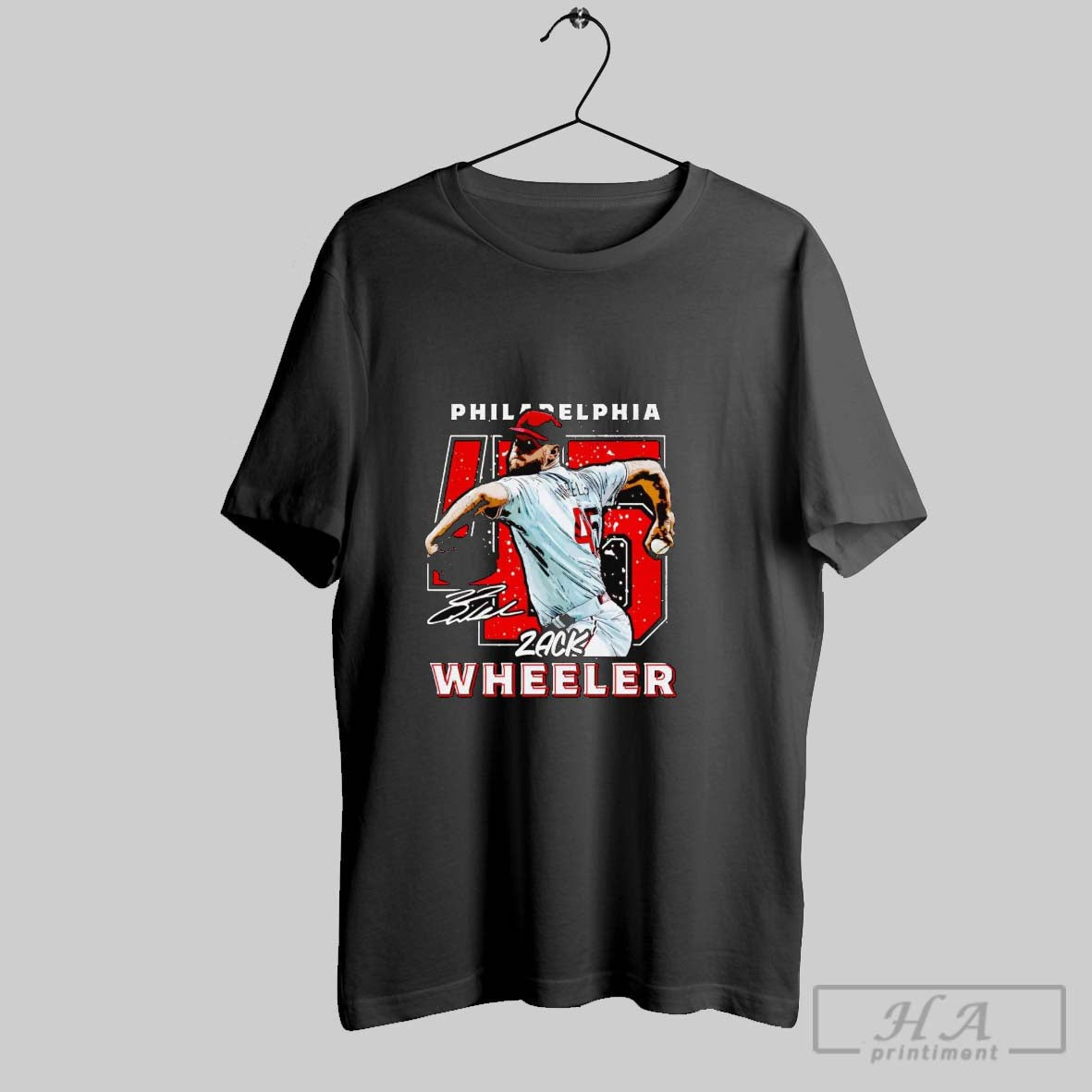 Zack Wheeler Philadelphia Throwing Signature Tank Top Exclusive Art