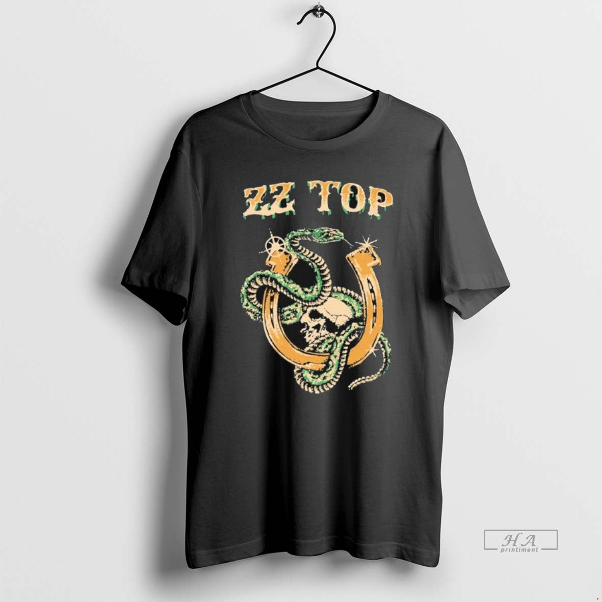Zz Rattlesnake Horseshoe Snake Tank Top Vintage Look
