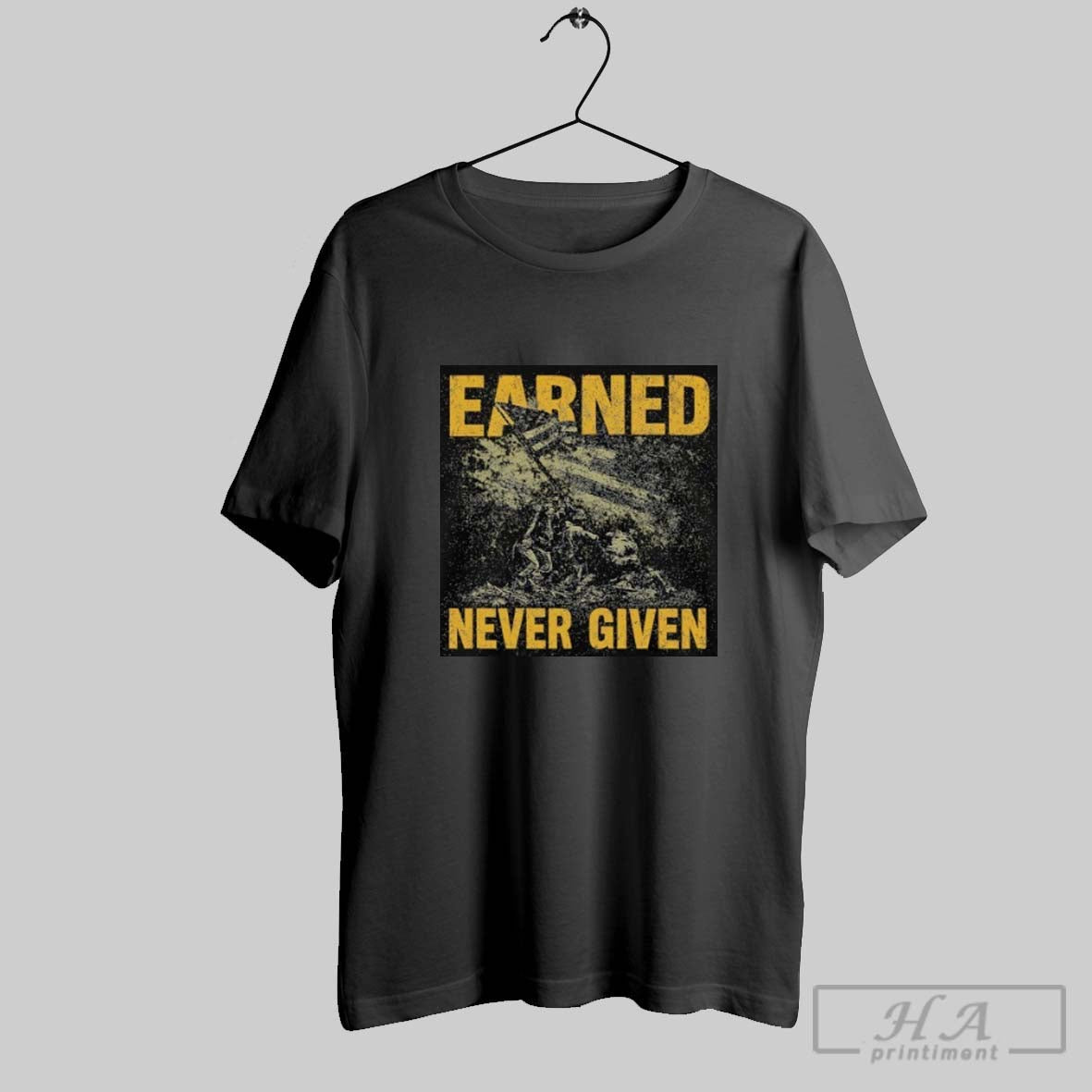 Marines Earned Never Given Iwo Jima S Shirt Vintage Art