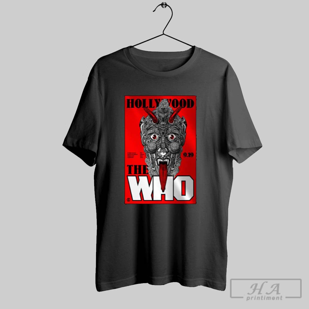 Who Live Hollywood Bowl California Tee Elegant Collection