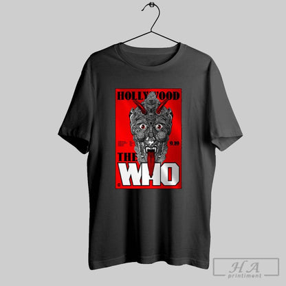 Who Live Hollywood Bowl California Tee Elegant Collection