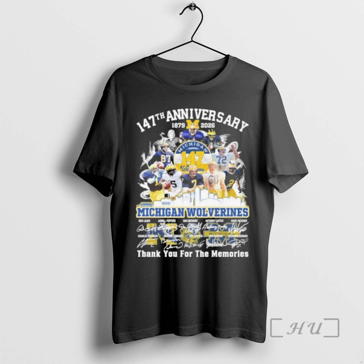Officials 147Th Anniversary 1879 2026 Michigan Wolverines Team TShirt