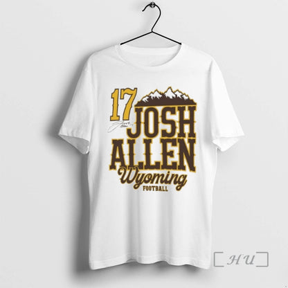 Officials 17 Josh Allen Wyoming Football Hoodie Exclusive Outfit