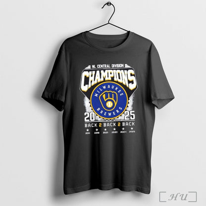 Officials 2025 Back To Back To Back Nl Central Division Champions