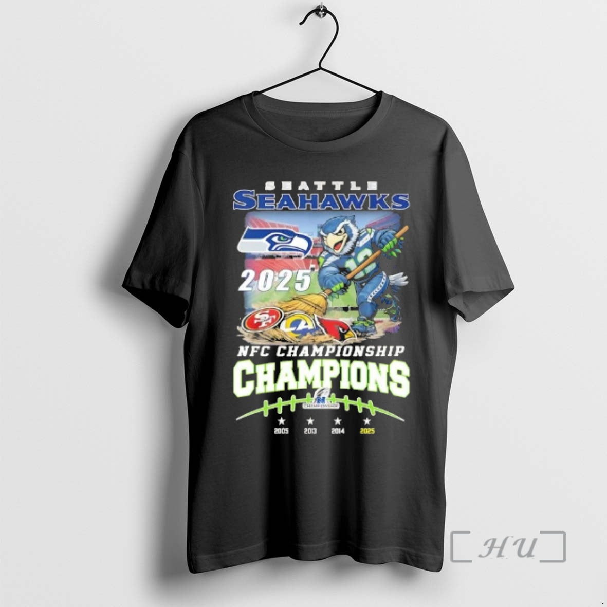 2025 Nfc Championship Champions Seattle Seahawks Football TShirt