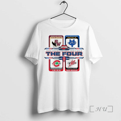 Officials 2025 Ohsaa Football D3 Four Teams TShirt Vintage Merch