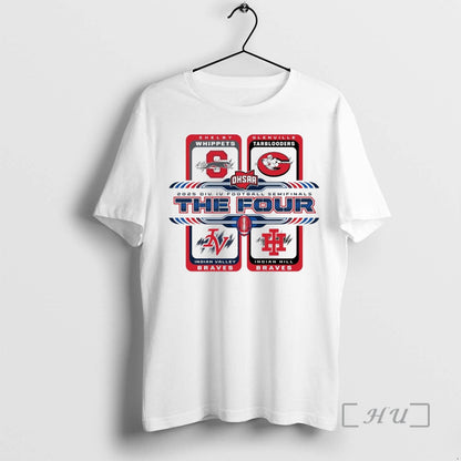 Officials 2025 Ohsaa Football D4 Four Teams Tee Designer Collection