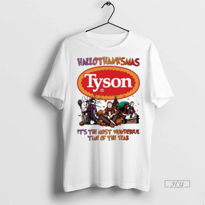 Officials 2025 Tyson Logo Hallothanksmas Horror Film Its Most