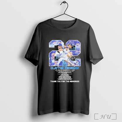 Officials 22 Clayton Kershaw La Dodgers 2008 2025 Thank You Memories