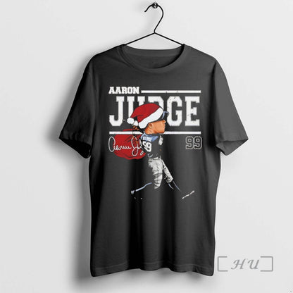 Officials Aaron Judge Santa Cartoon New York Yankees Chriast TShirt