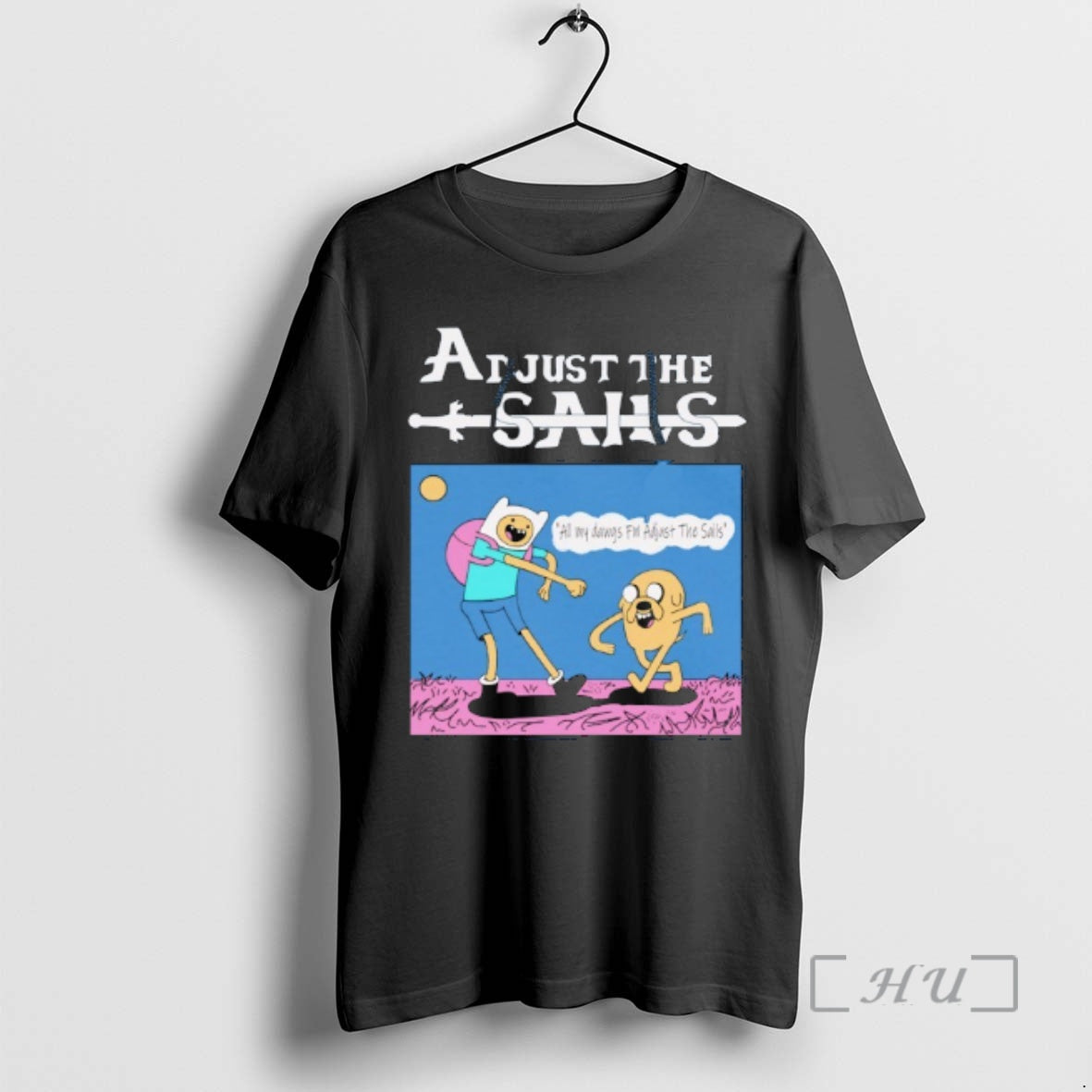 Officials Adjust Sails Finn X Jake Tee Designer Art