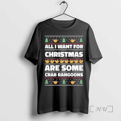 Officials All I Want Crab Rangoons Long Sleeve Designer Design