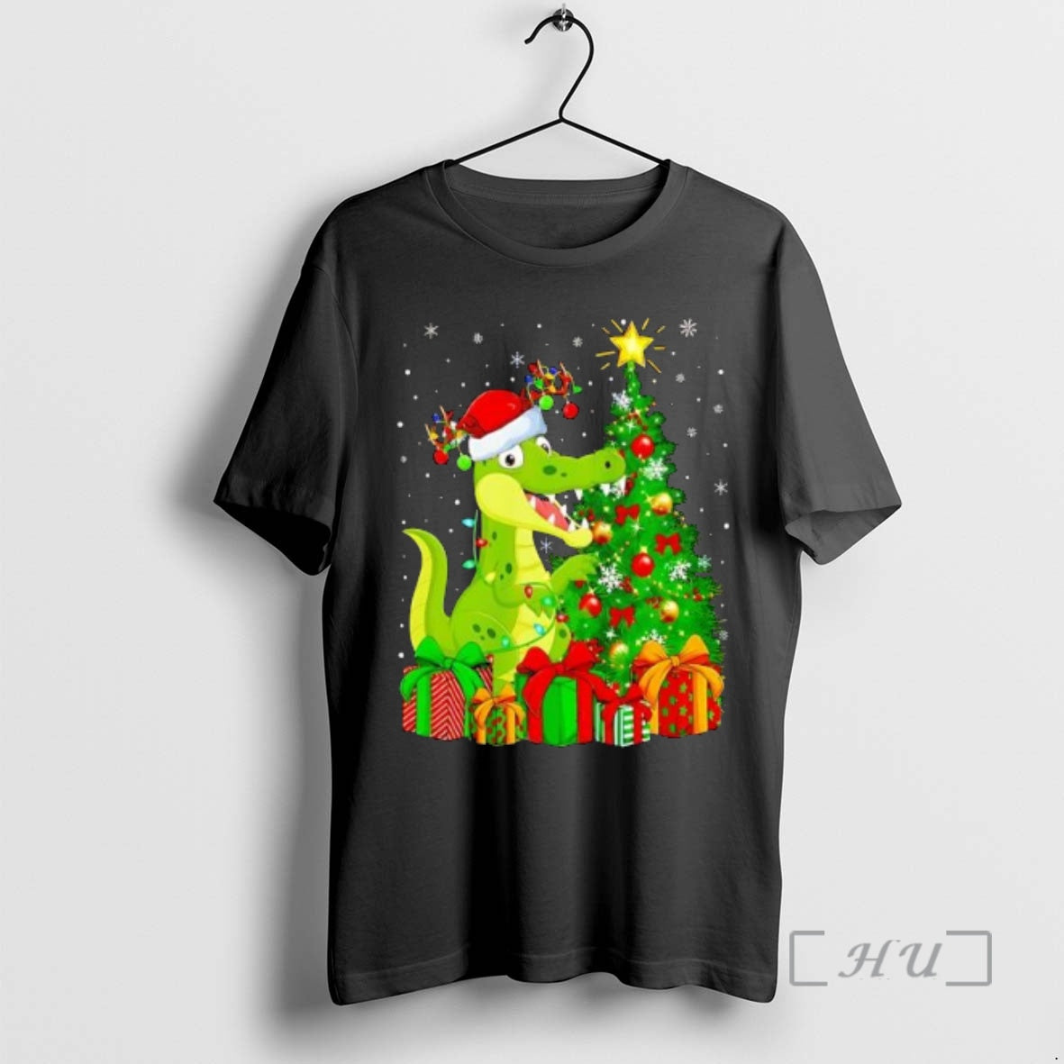 Officials Alligator Holiday Santa Alligator Tee Premium Look