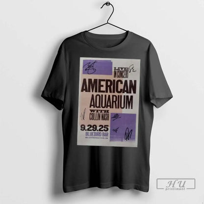 Officials American Aquarium Fall Tour September 29 2025 Bloomington T