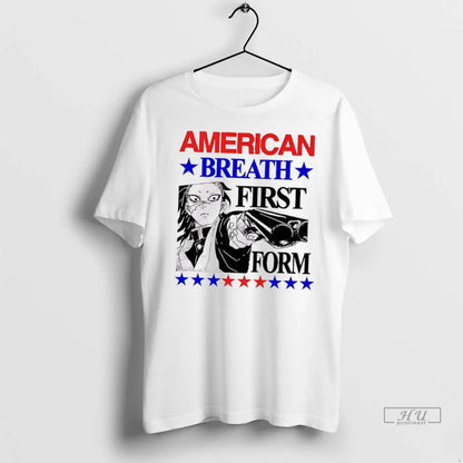 Officials American Breath First Form Comic T Shirts Tank Top Unique