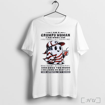 Officials American Ghost I Am Grumpy I Am Who I Am I Have Tee