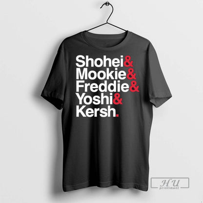 Officials Ampersand Stars Shohei Mookie Freddie Yoshi Kersh Los