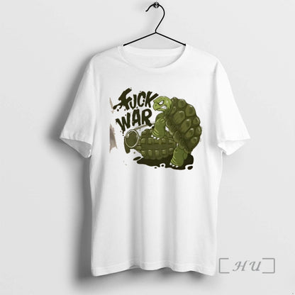 Officials Anti War Turtle Grenade Cartoon Long Sleeve Authentic