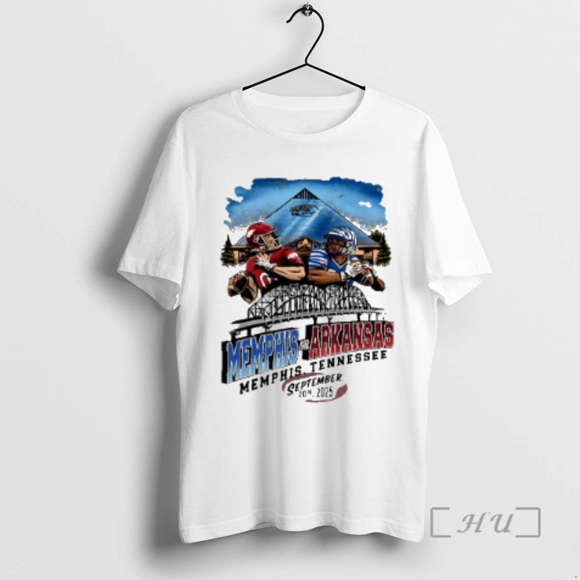 Officials Arkansas Vs Memphis Game Day 2025 Paint Long Sleeve Unique