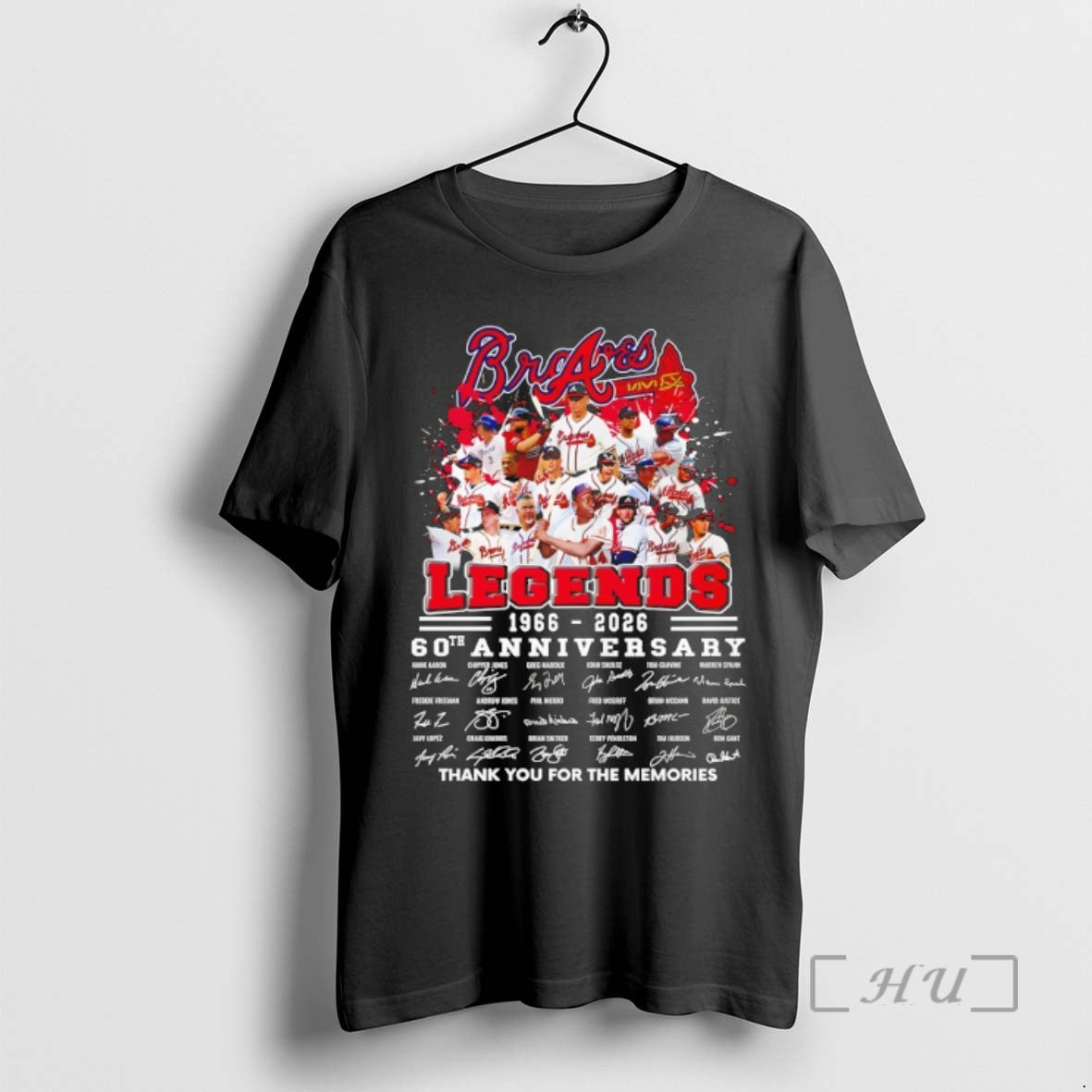 Atlanta Braves Baseball Legends 1966 2026 60Th Anniversary Thank You