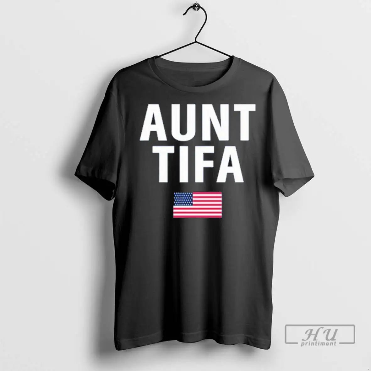 Officials Aunt Tifa American Flag T Shirts Shirt Trendy Style