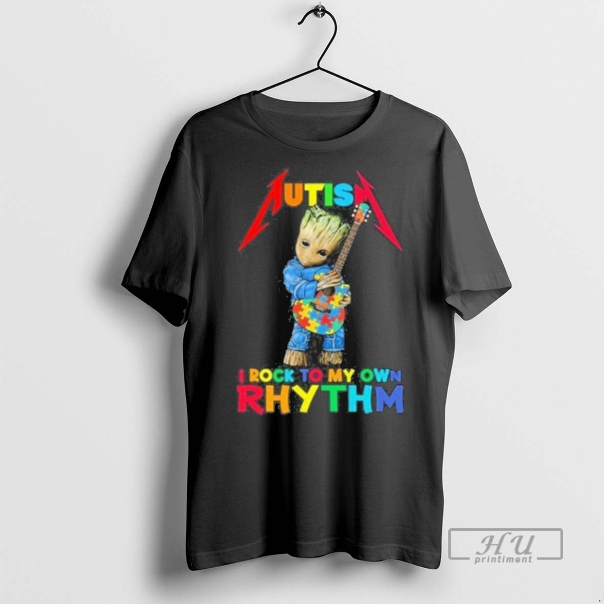 Officials Autism Groot I Rock To My Own Rhythm T Shirts Hoodie Trendy