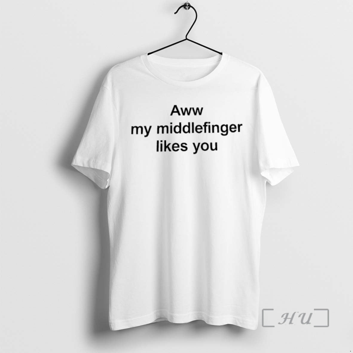 Aww My Middlefinger Likes You Tee Retro Collection
