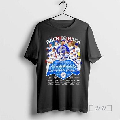 Officials Back To Back World Series Champions Los Angeles Dodgers