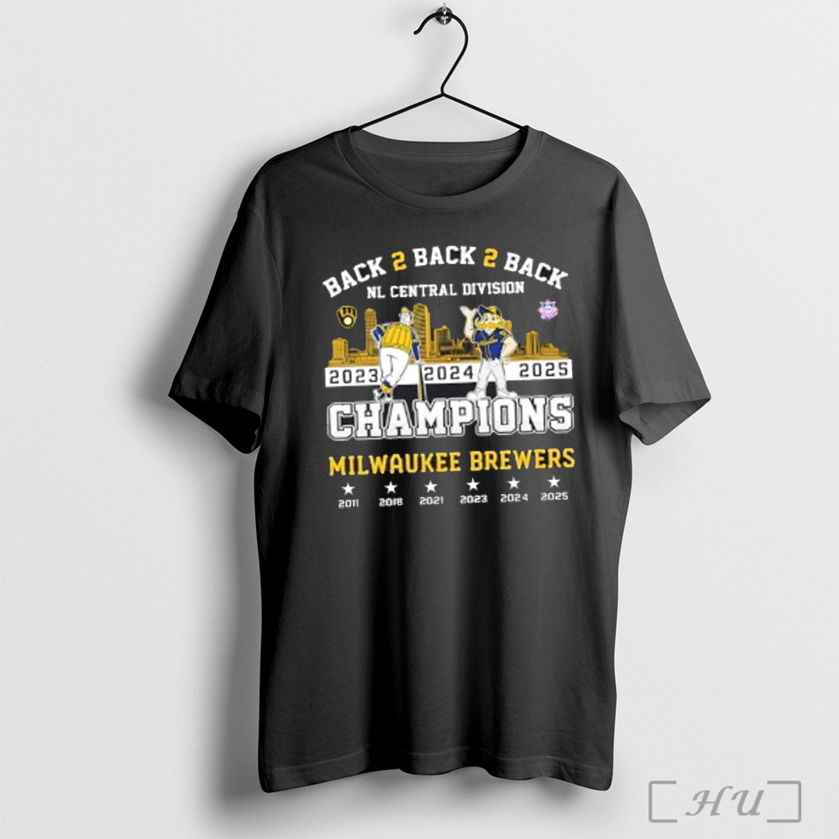 Officials Back To Back To Back 2025 Nl Central Division Champions