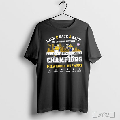 Officials Back To Back To Back 2025 Nl Central Division Champions