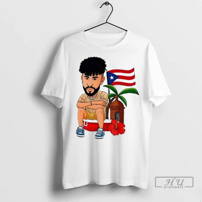 Officials Bad Bunny Puerto Rico Flag Summer 2025 T Shirts Tank Top