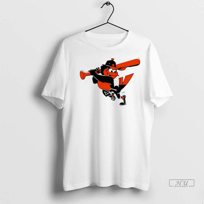 Officials Baltimore Oriole Bird Mascot T Shirts Tee Retro Art