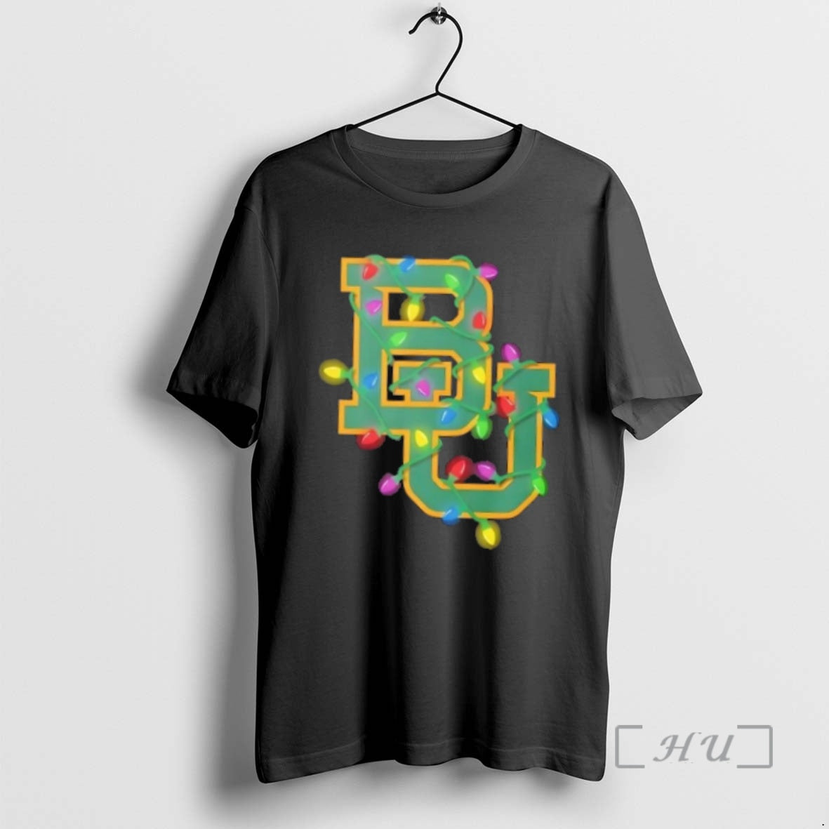 Officials Baylor Bears Logo Holiday Lights TShirt Vintage Design