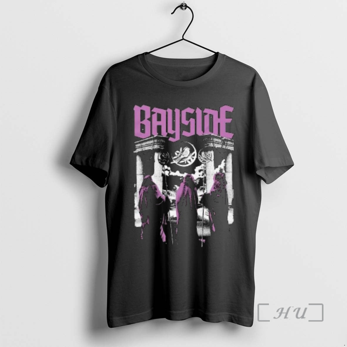 Officials Bayside Strong Eclipse Circle Black Hoodie Vintage Merch