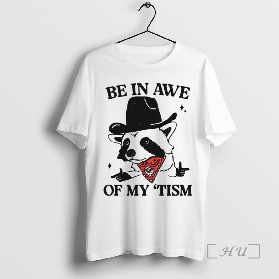 Officials Be Awe My Tism Raccoon Cowboy Long Sleeve Unique Merch