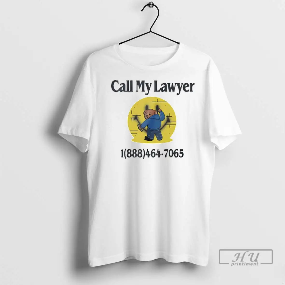 Officials Bear Call My Lawyer 1888 464 7065 T Shirts Long Sleeve