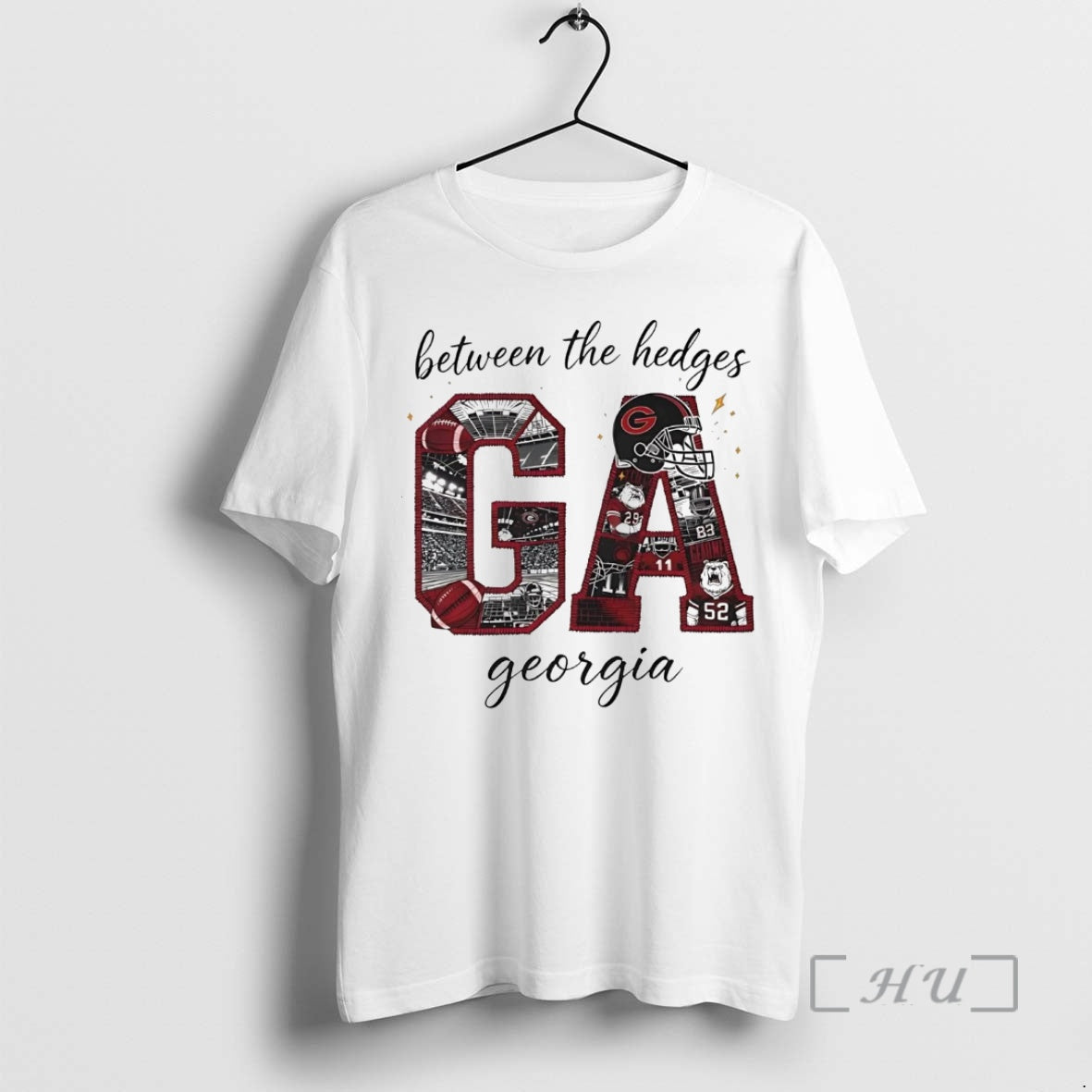 Officials Between Hedges Georgia Bulldogs TShirt Stylish Design