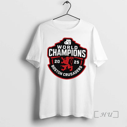 Officials Boston Crusaders 2025 World Champions TShirt Authentic