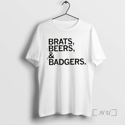 Officials Brats Beers And Badgers Long Sleeve Authentic Apparel