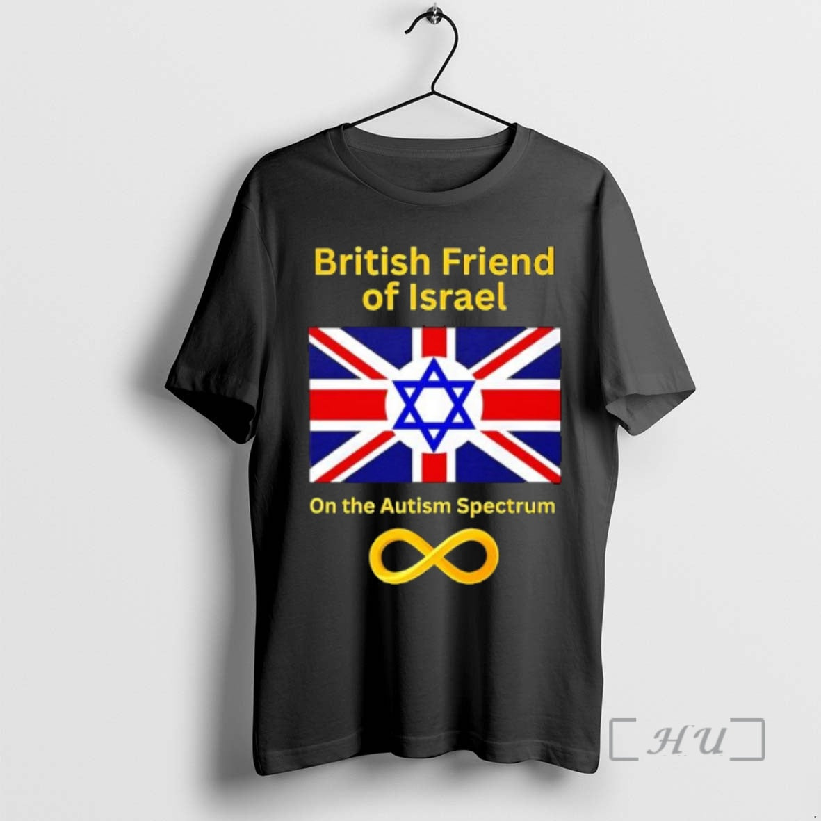 Officials British Friend Israel Autism Spectrum Long Sleeve Vintage