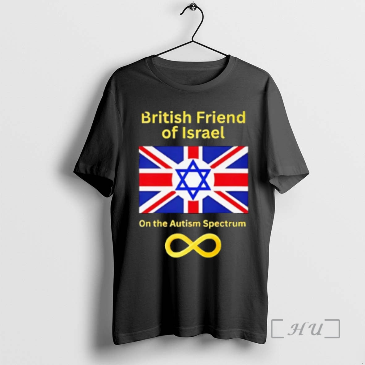 Officials British Friend Israel Autism Spectrum Flag Hoodie Authentic