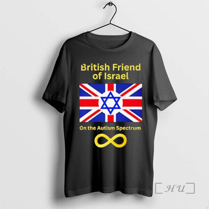 Officials British Friend Israel Autism Spectrum Flag Hoodie Authentic