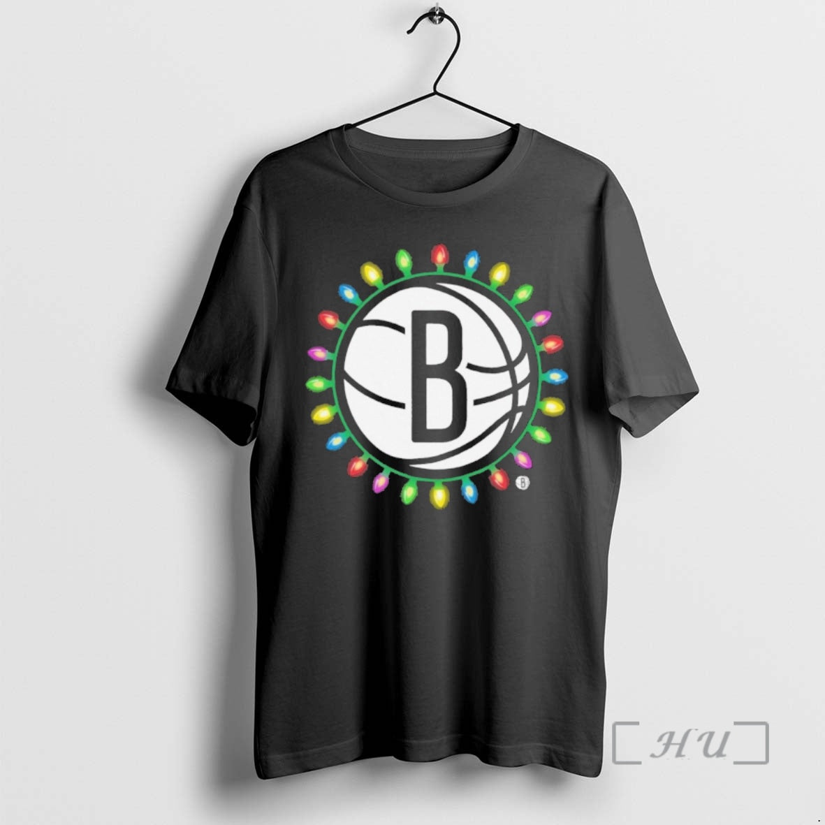 Officials Brooklyn Nets Logo Light Hoodie Premium Apparel