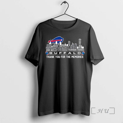 Officials Buffalo Bills Football Thank You Memories Name City Skyline