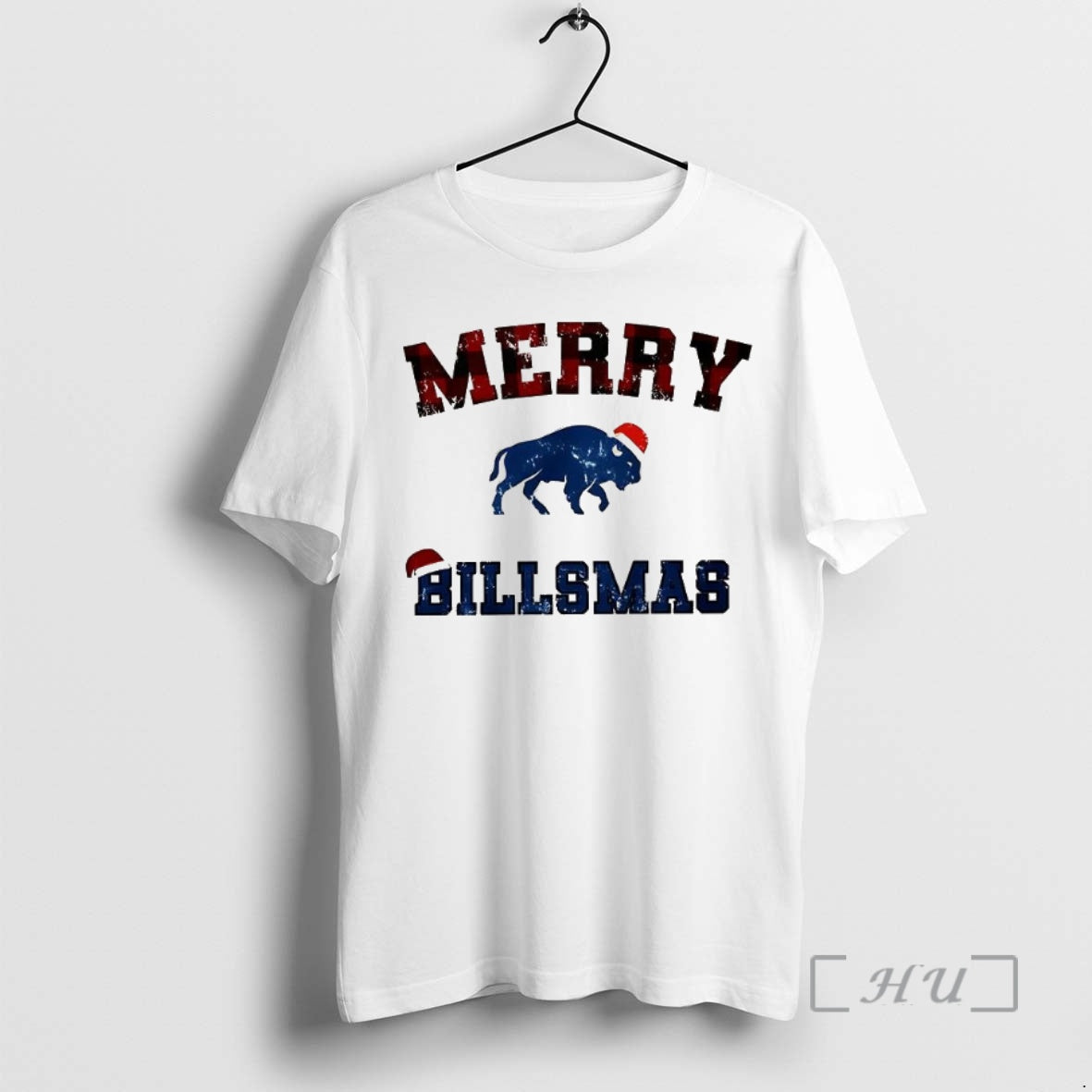 Officials Buffalo Bills Merry Billsmas Logo Mascot Long Sleeve