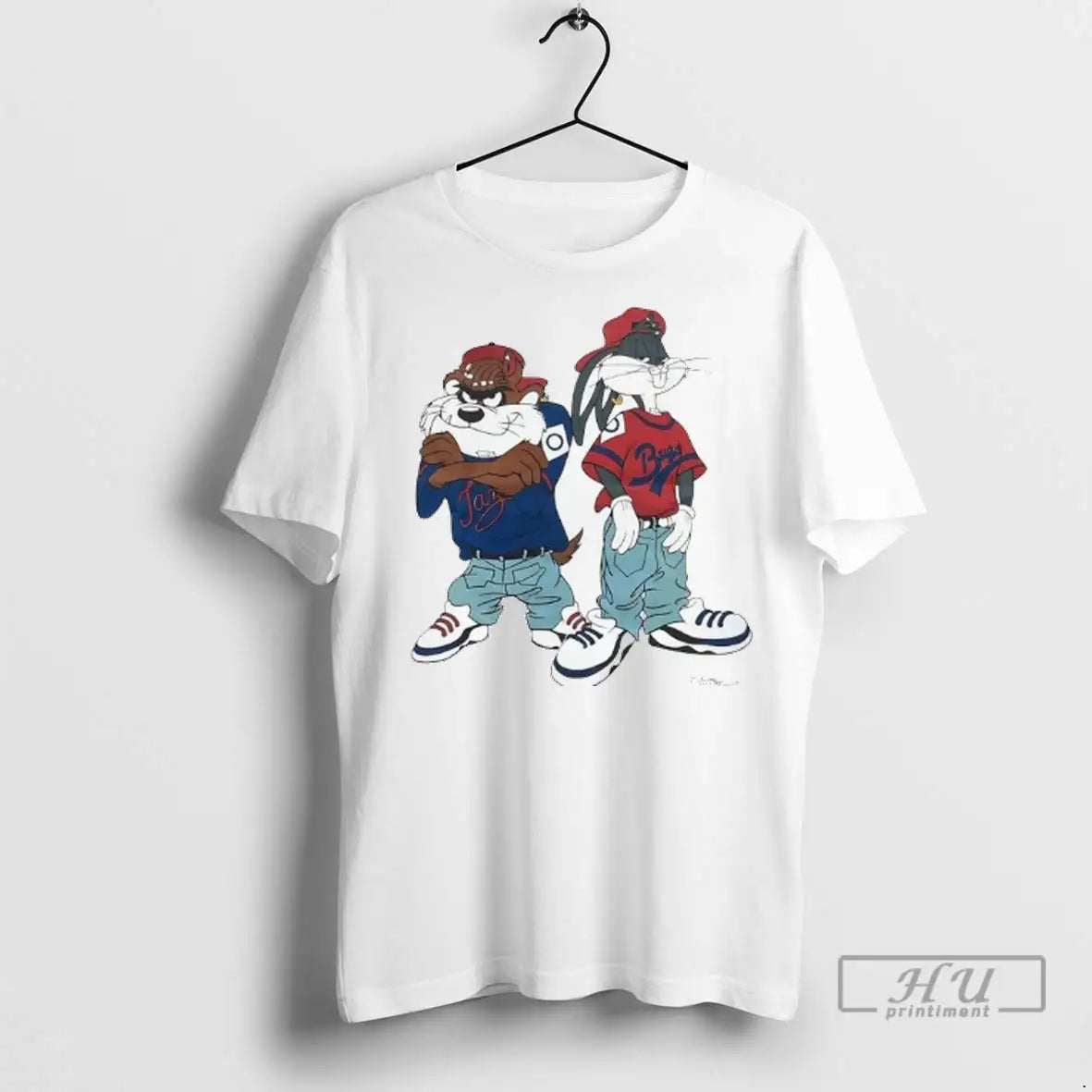 Officials Bugs Bunny And Tasmanian Devil Hip Hop T Shirts Hoodie